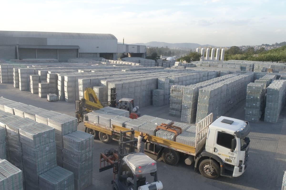 Fábrica de Blocos de Concreto Tecnologia Avançada de Produção